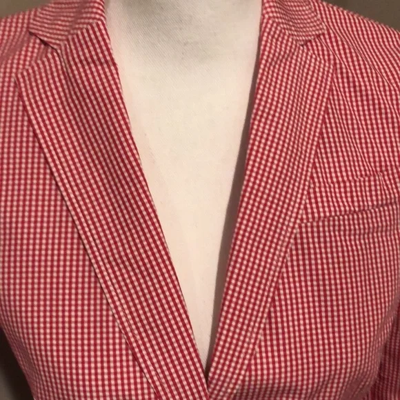 Banana Republic never worn vintage gingham blazer. - Picture 4 of 12